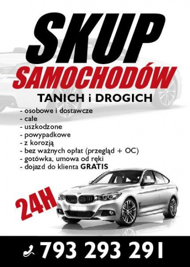 Profesjonalny skup samochodów osobowych i dostawczych